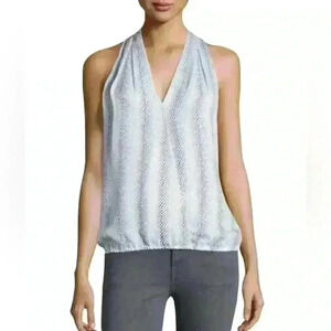 JOIE NAYA DOT PRINT SILK HALTER TOP SIZE XXS